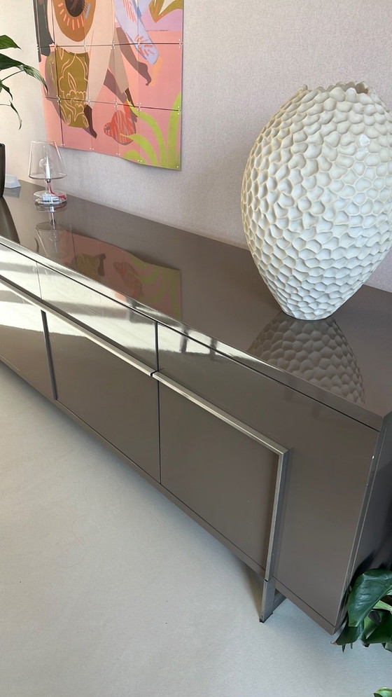 Bert Plantagie Vision Credenze, Colore Tortora Lucido – Mdf, Metal (photo 2 of 10)