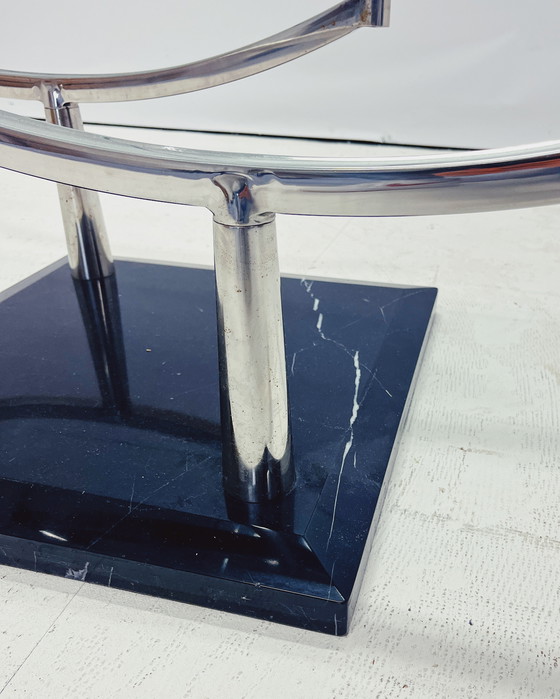 Image 1 of Tavolino da caffè in vetro dal design vintage danese a due livelli