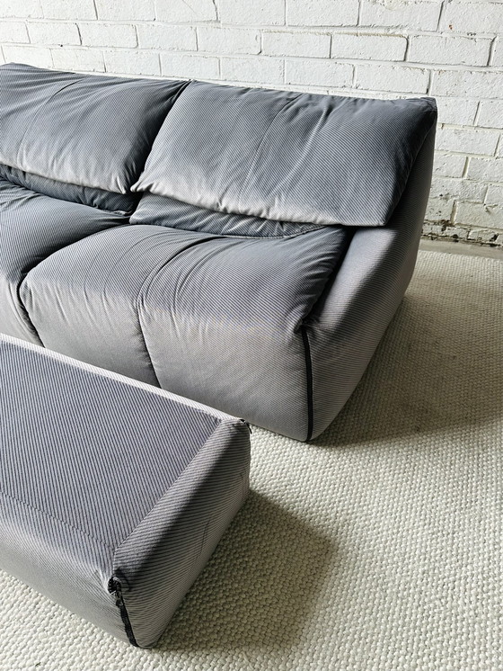 Image 1 of Original sofa & hocker  ‘Plumy’, Cinna, France, 80s