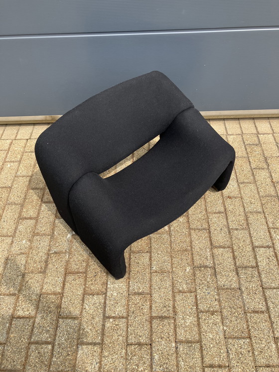 Image 1 of Artifort Groovy F598 y silla Tongue F577, Pierre Paulin para retapizar