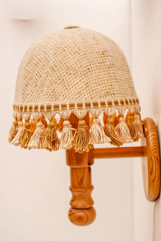 Applique scandinava anni '70 di Solbackens Svarveri in pino – Lana, Legno, Scandinavian (photo 7 of 17)