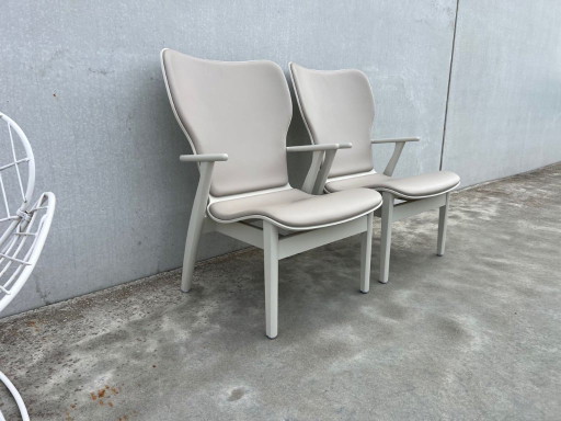 2x Artek domus lounge chair