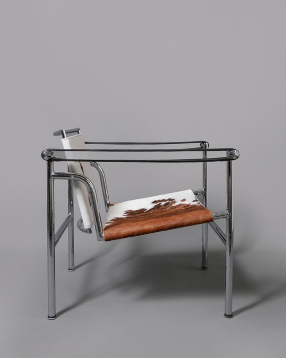 Image 1 of Sedia LC1 di Le Corbusier, Pierre Jeanneret, Charlotte Perriand per Cassina, anni '80