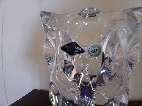 Bohemia Treasury Crystal Sculptural Vase - H 30 cm (photo 3 of 6)