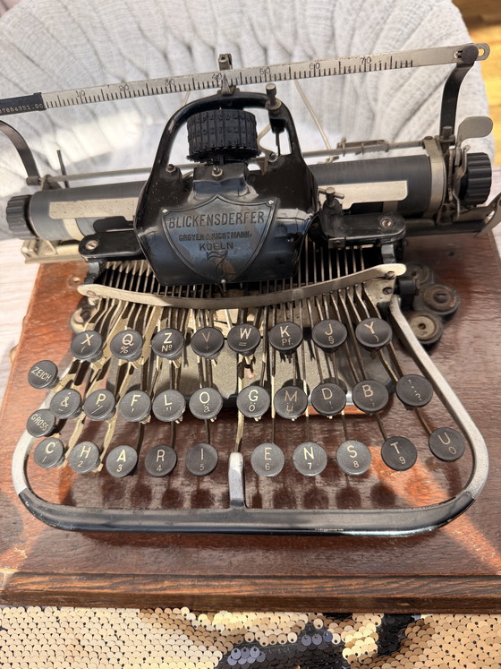 Image 1 of Antike Blickensderfer Schreibmaschine Nr. 7 avec Koffer