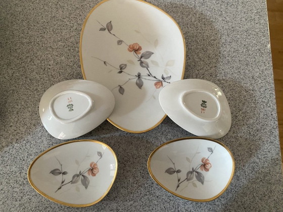 Image 1 of Set di stuzzichini "Uovo Biologico" di KPM Germania, metà del XX secolo - 7 pezzi