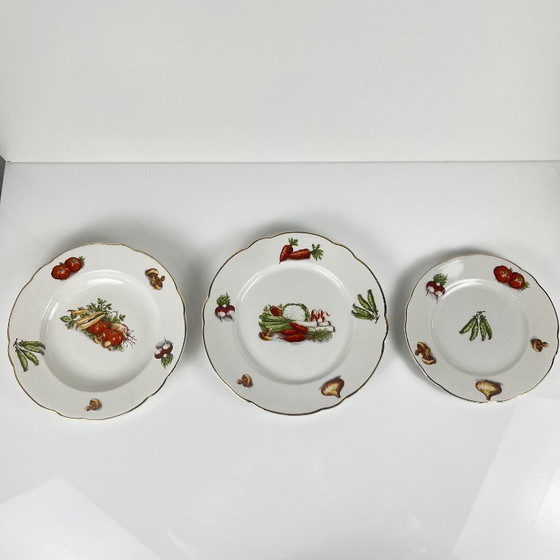 Image 1 of Servizio per 6 persone KG Lunéville "Le Potager", 1950/70