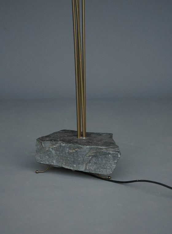 Image 1 of Handgefertigte Stehlampe im brutalistischen postmodernen Stil der 1990er Jahre aus Belgien