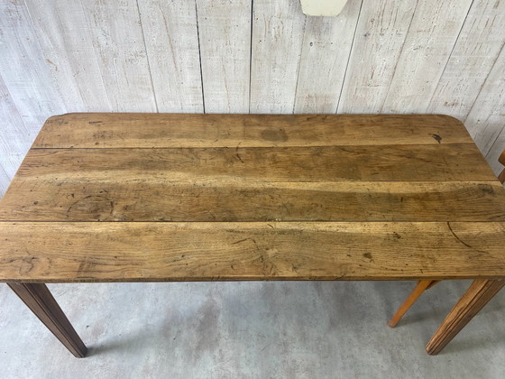 Image 1 of Ancienne table de ferme 170x78cm