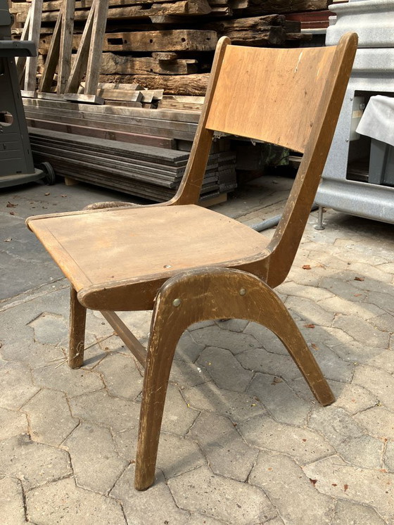 Image 1 of Sillas apilables de Casala, haya, años 50