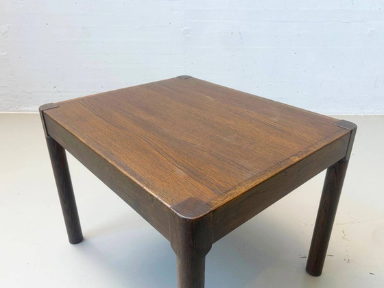 Tavolino quadrato vintage in rovere, anni '70 – Tavolini, Wood (photo 7 of 7)