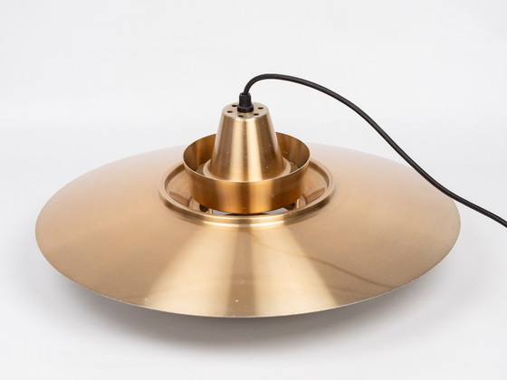 Coppia di 2 lampade a sospensione vintage danesi Superlight di David Mogensen – Alluminio (photo 14 of 18)