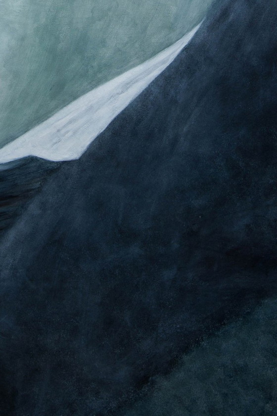 Image 1 of Evelyne Baget  Détail peint sur toile d’après Girodet. Contemporain