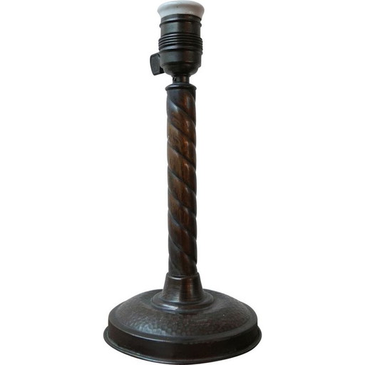 Vintage metal table lamp, Sweden 1930