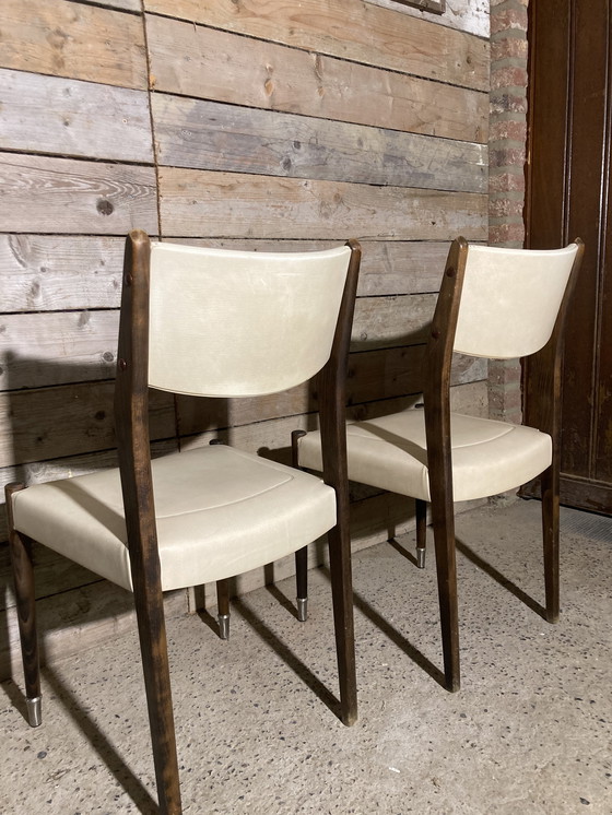 Image 1 of Vintage eetkamerstoelen 