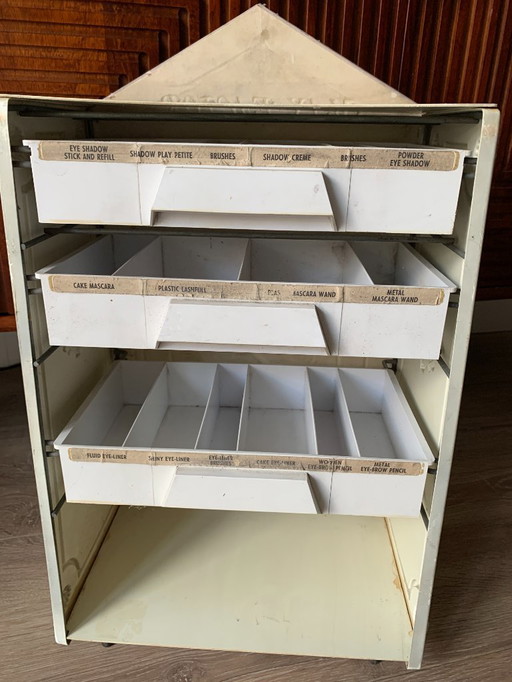 Cassettiera Max Factor Classic Vintage - Trucco occhi - Anni '80/'90