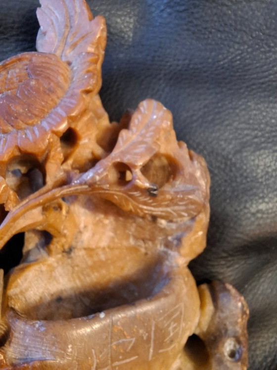 Image 1 of Vintage Soapstone Carving - Chinese 