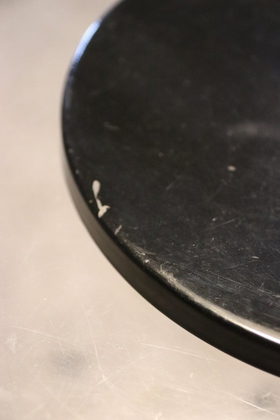 Image 1 of IKEA – Solist – Vintage Mushroom Desk lamp – B8802 – Black – Opal Glass