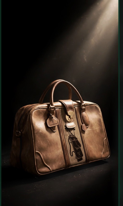 Principe Luggage, rare suitcase from the 1960s and 1970s – reistassen, Calfskin