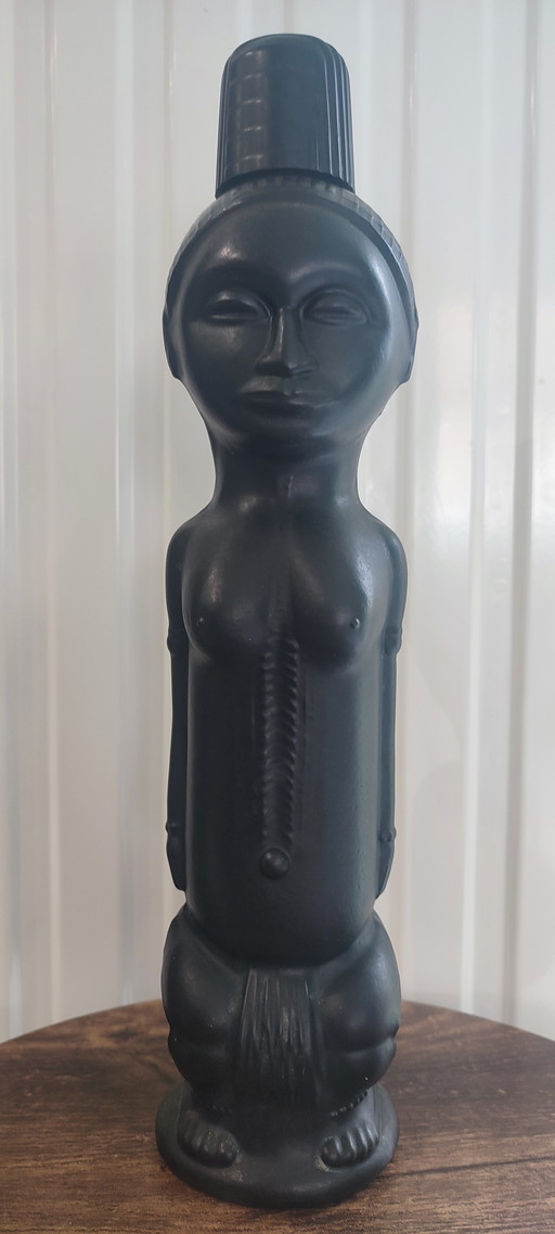 Antieke fles gesigneerd Morey