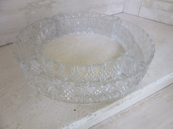 Image 1 of Centrotavola modulare vintage in cristallo tagliato o vetro pesante, modello MCM 250726