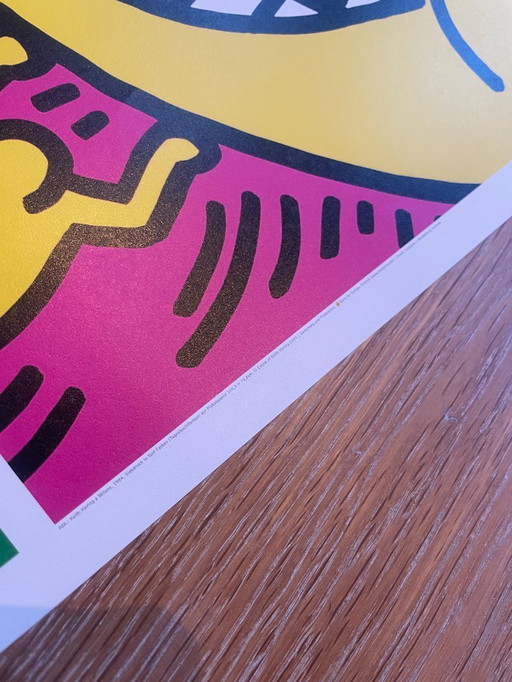 Keith Haring (1958-1990), Keith Haring a Milano, 1984, copyright Estate of Keith Haring 2009, stampato in Germania