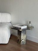 table d'appoint vintage en marbre