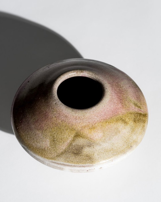 Image 1 of Barbara Stehr Organic Drip Glaze Ceramic Vase Trio – Germany, 1980s–1990s