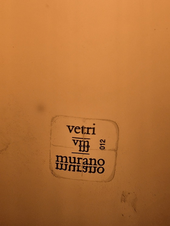 Image 1 of Vetri Murano vintage rocket atomic table lamp
