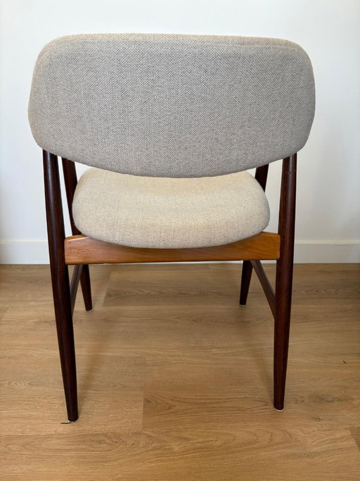 Sillón Mahjongg vintage Vlaardingen | Juan Andersen | wengué bouclé | década de 1960