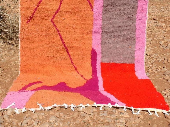 Kleurrijk Marokkaans wollen vloerkleed 250cm x 150cm – Vloerkleden en tapijten, Wool (photo 2 of 12)