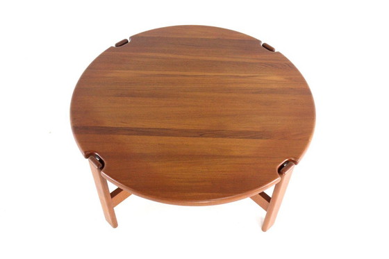 Image 1 of Niels Bach salontafel vintage Deens massief teak