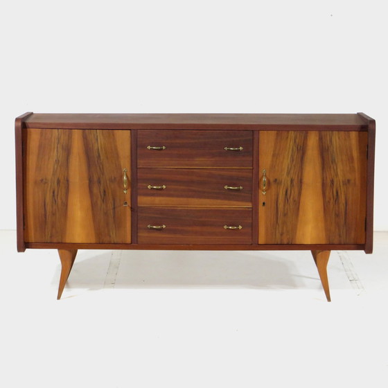 Image 1 of Vintage Sideboard in Walnut From the 50s '60s