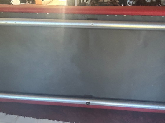 Rolf Benz 6500 Driezitsbank Rood Leer – 3-5 zitsbanken, Leather, rvs (photo 7 of 15)