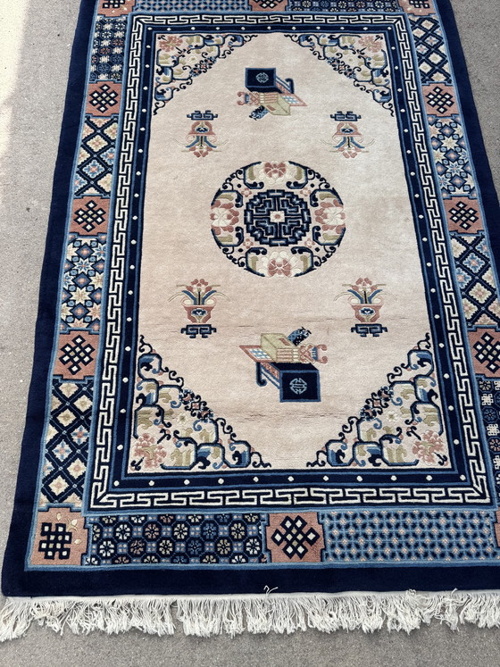 Image 1 of Antiker chinesischer Teppich aus Peking