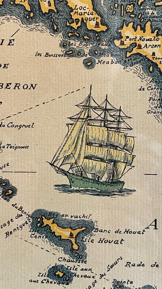 Image 1 of Vintage Atlantic OCEAN GOLD SCHEDA PIEGATA