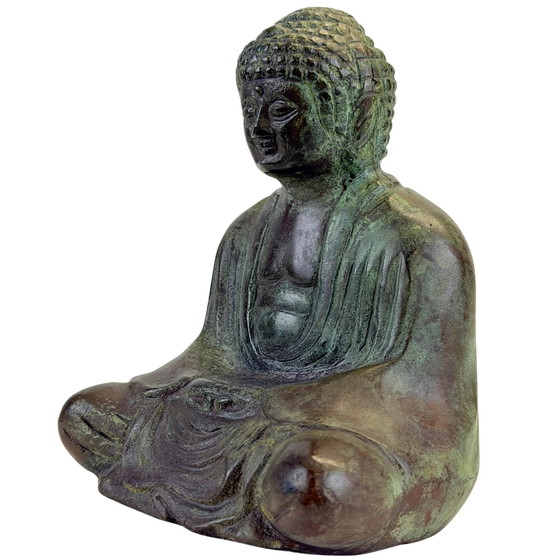 Buda japonés de bronce sentado – principios del siglo XX – 12,5 cm – Esculturas, Bronze (photo 10 of 11)