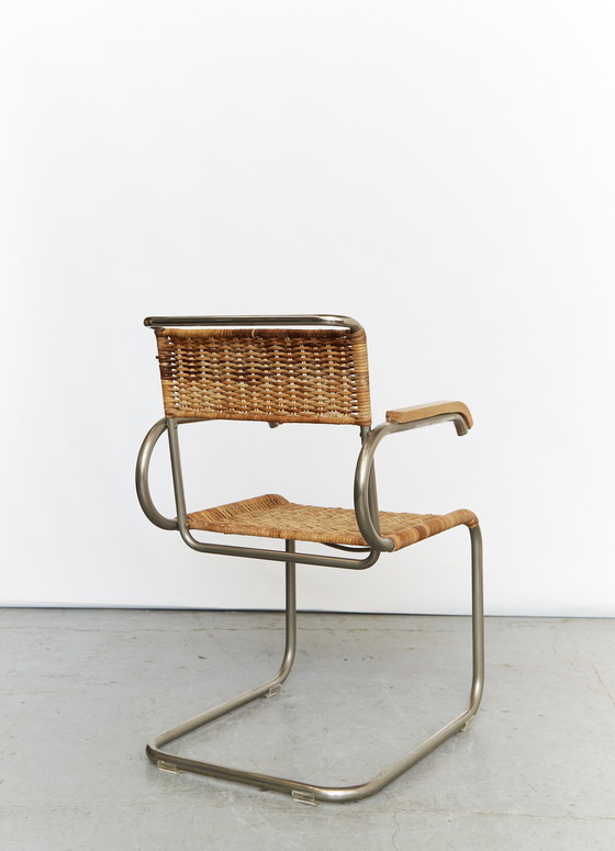 Image 1 of Marcel Breuer Armlehnstuhl D40 für Tecta I Set van vier