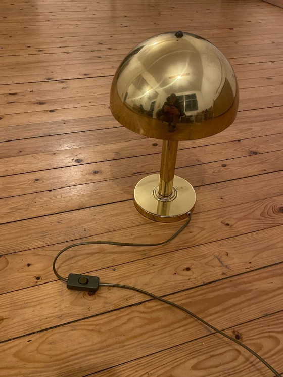 Image 1 of Vintage W.S.B. brass table lamp, lamp, gold