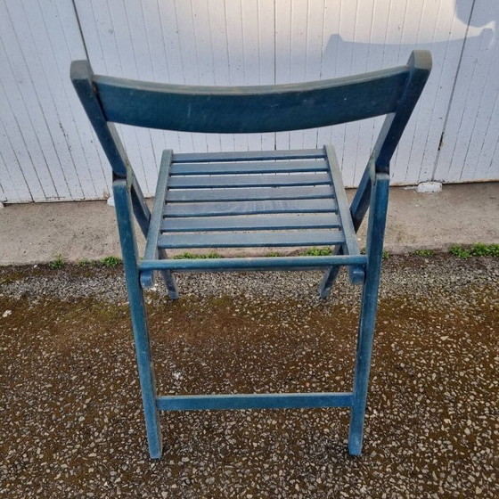 Image 1 of 4 sedie pieghevoli in legno