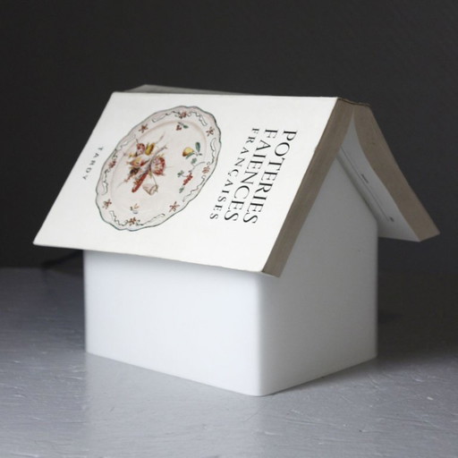 Opaline table lamp with book rest, designed by Sang Jin Lee for Suck UK