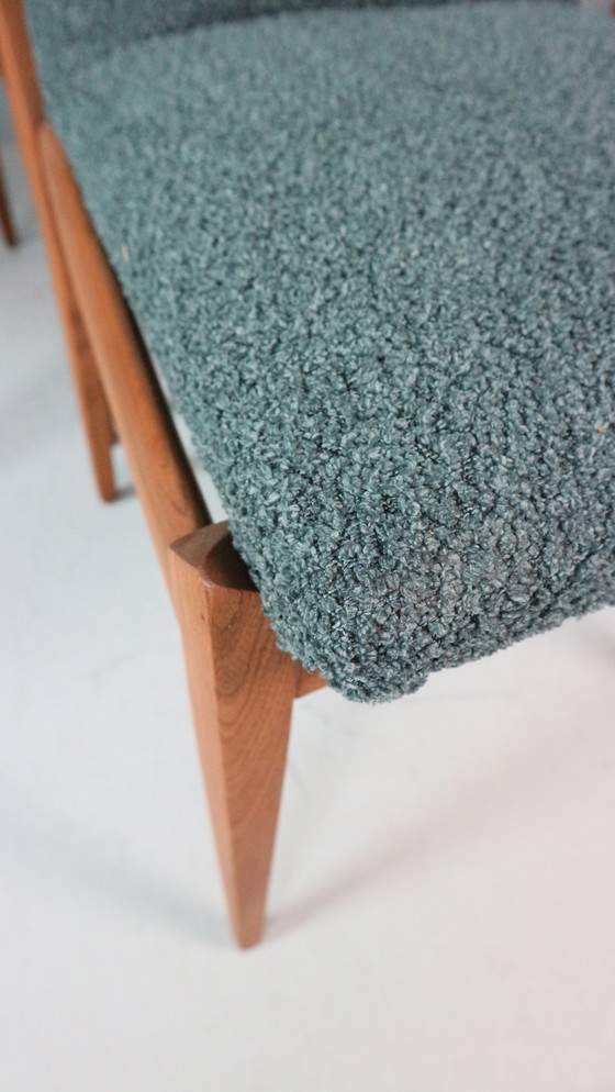 Image 1 of Satz von vier Esszimmerstühlen von ISA Bergamo, 1960er Jahre.