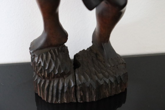 Image 1 of Wooden sculpture African figure