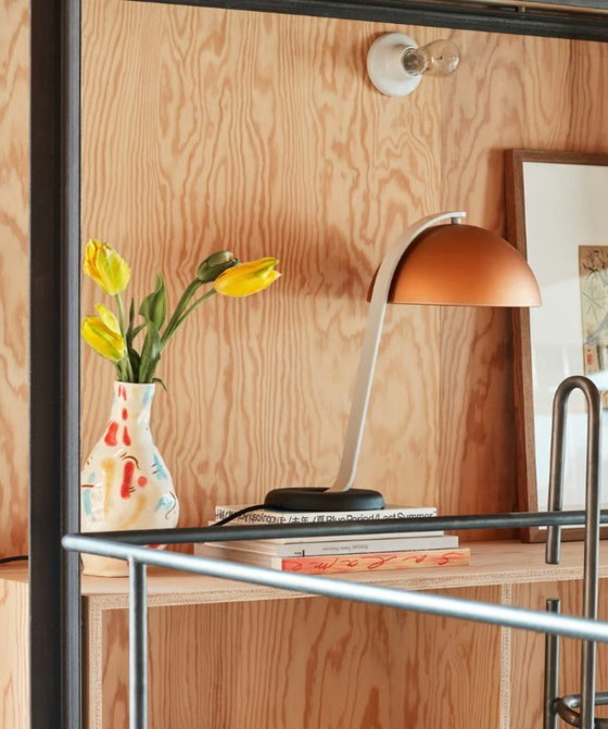 Image 1 of CLOCHE LAMP MOCCA ANODISED / HAY