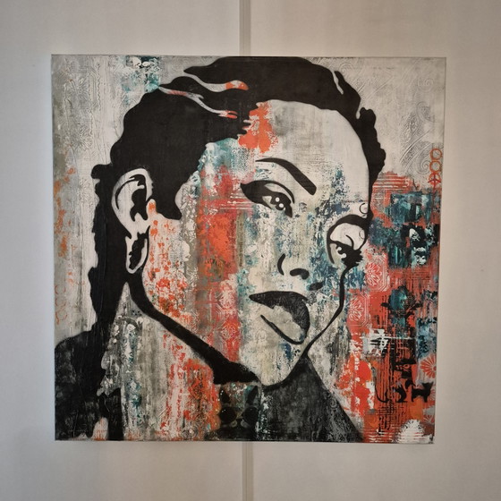 Image 1 of Toile technique mixte 100x100cm