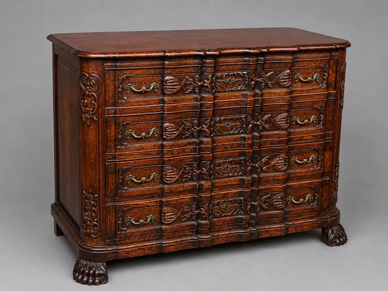 Luxueuze, gebeeldhouwde commode in neorenaissancestijl. – Ladekasten, Wood (photo 2 of 7)