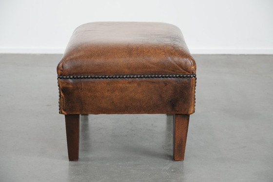 Image 1 of Schapenleren hocker