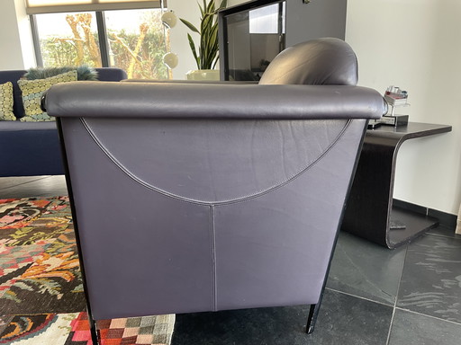 2 poltrone Tiffany in pelle del marchio Durlet