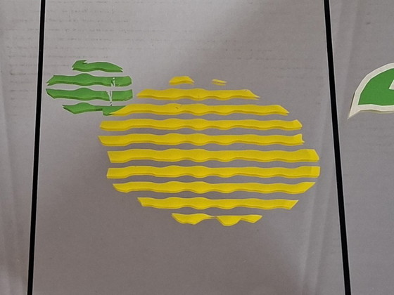 Image 1 of Paire de miroirs LEMON SODA vintage extrêmement rares – Pop Art original des années 1970