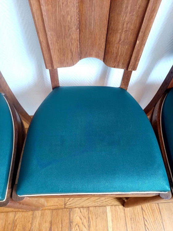 Image 1 of 3x art deco stoelen 1940